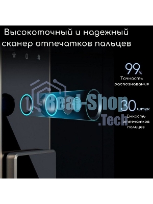 Сейф Deli ET597 800x480x420 мм, электронный/ключевой/биометрический, черный
