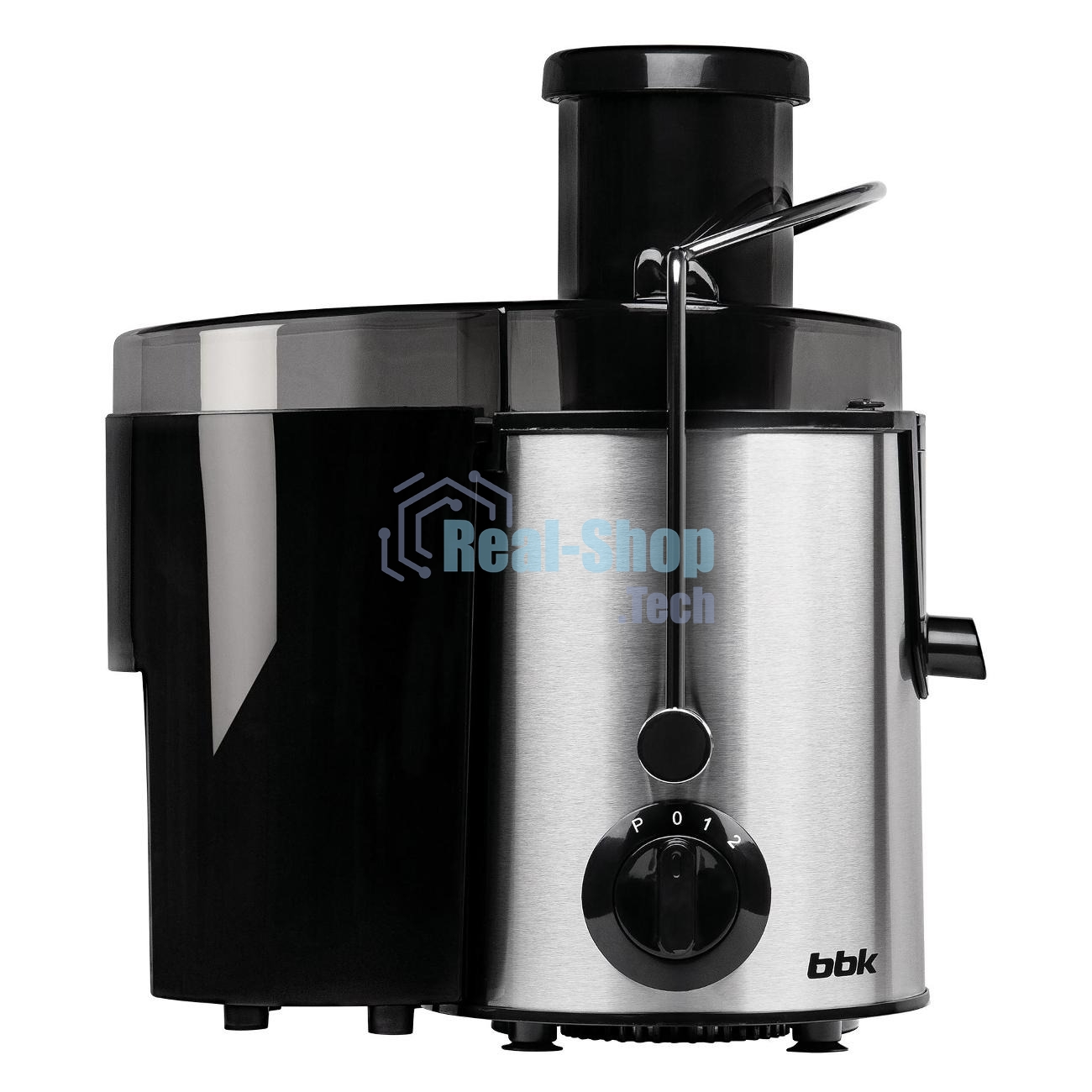 Соковыжималка BBK JC080-H21 чёрный/металлик, центробежная, 800 Вт, 500 мл, механическое