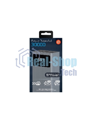 Портативный аккумулятор QUMO Future PowerAid 30000mAh темно-серый FPA-30C-S1