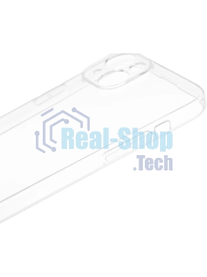 Чехол (клип-кейс) BoraSCO для Apple iPhone 15 Plus прозрачный