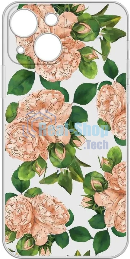 Чехол (клип-кейс) GRESSO Air для Apple iPhone 13 прозрачный/рисунок gr17aaae9098