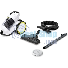 Пылесос Karcher VC 3 Floor белый/черный, 600/700 Вт, уборка сухая, пылесборник контейнер 0.9 л