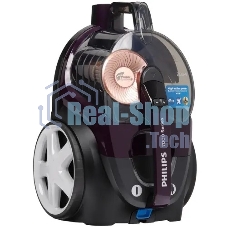 Пылесос Philips FC9734/01 фиолетовый, 470/2100 Вт, уборка сухая, пылесборник контейнер 2 л