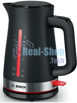 Чайник электрический Bosch TWK4M223 1.7 л, черный корпус: пластик
