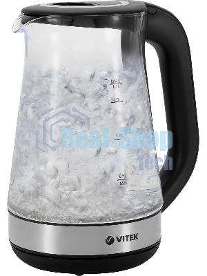 Чайник Vitek VT-1181 стекло Мощность: 2200 Вт. Объем: 1.7 л