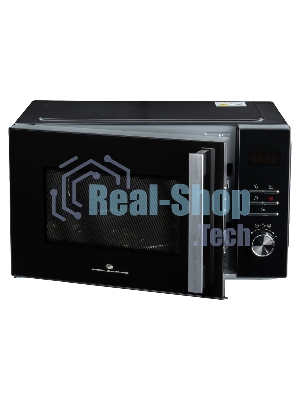 Микроволновая печь General Electronics GE-DS525B черный, 25 л, 900 Вт, переключатели — электронный