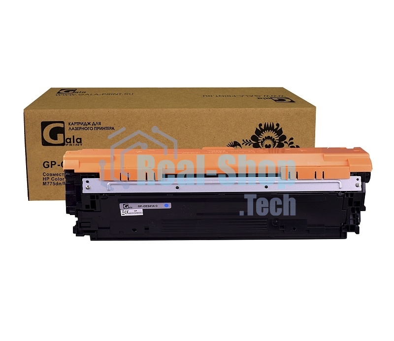 Картридж лазерный GalaPrint GP-CE341A (№651A) голубой (16000 стр) для HP Color LaserJet M775/M775dn/M775f/M775z/M775z+