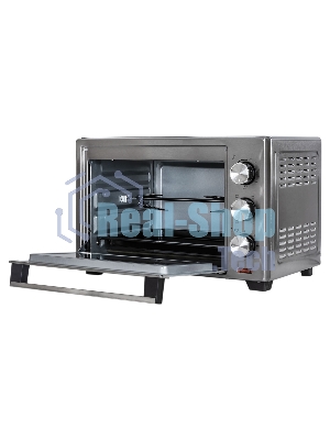 Мини-печь Pioneer MO5011G 25 л, 1600 Вт, серебристый