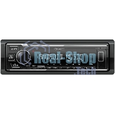 Автомагнитола Kenwood KMM-105M, 1 DIN, USB Type-A, AUX, съёмная панель