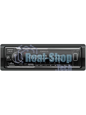 Автомагнитола Kenwood KMM-105M, 1 DIN, USB Type-A, AUX, съёмная панель