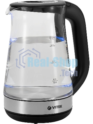 Чайник Vitek VT-1181 стекло Мощность: 2200 Вт. Объем: 1.7 л