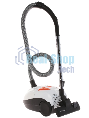 Пылесос Centek CT-2503 белый/оранжевый, 400/2000 Вт, уборка сухая, пылесборник мешок 2.5 л