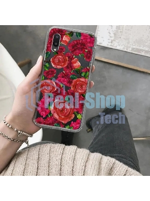 Чехол (клип-кейс) Gresso Air, для Samsung Galaxy A02, прозрачный/рисунок gr17aaae9155