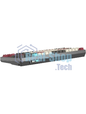 Клавиатура беспроводная A4Tech Bloody WS87 USB, Bluetooth/Радиоканал серый/красный