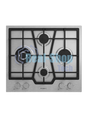 Газовая варочная поверхность Hotpoint HGMTS 643 W IX, независимая, нержавеющая сталь