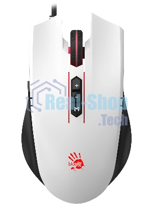Мышь проводная A4Tech Bloody ES7 белый, 6000 dpi, USB, кнопки - 8