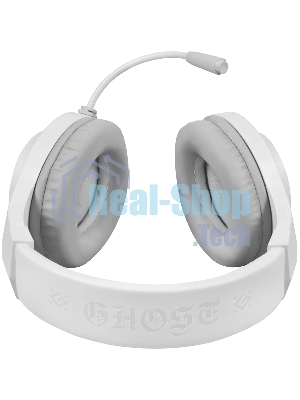 Гарнитура Defender Ghost LED белый, проводная, USB / 2 x mini jack 3.5 мм, подсветка