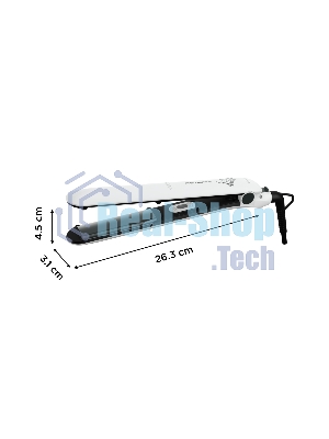 Выпрямитель для волос Rowenta Easyliss Pure SF1628F0 белый/серый, 25 мм, 200 °C, 1 режим