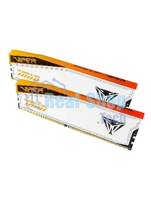 Оперативная память Patriot Viper Elite 5 TUF Gaming, DDR5, 48GB (2x24 GB), 6000 MHz, CL36, DIMM, радиатор, RGB, белый