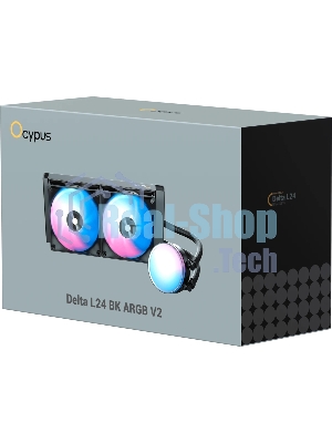 Система охлаждения Ocypus Delta L24 BK ARGB V2 черный 280W/All Intel/AMD AM*/Screws