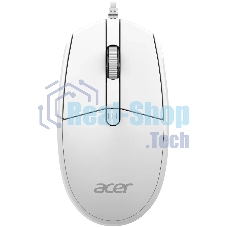 Комплект клавиатура+мышь Acer OCC400 проводной, USB, 2000 DPI, белый