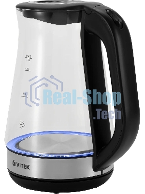 Чайник Vitek VT-1181 стекло Мощность: 2200 Вт. Объем: 1.7 л