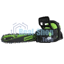 Цепная пила аккумуляторная GreenWorks GD60CS25, 60V, 40 см, бесщеточная, 2500 Вт, без АКБ и ЗУ (2008907)