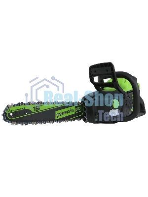 Цепная пила аккумуляторная GreenWorks GD60CS25, 60V, 40 см, бесщеточная, 2500 Вт, без АКБ и ЗУ (2008907)