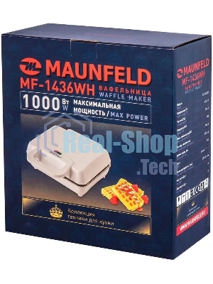 Вафельница Maunfeld MF-1436WH, белый