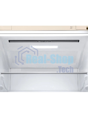 Холодильник LG GC-B459AEMW бежевый двухкамерный 234/110л морозилка снизу, No Frost