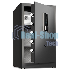 Сейф Deli ET597 800x480x420 мм, электронный/ключевой/биометрический, черный