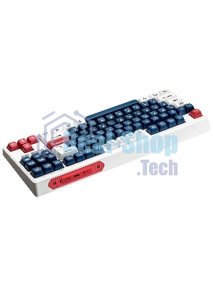 Клавиатура беспроводная Defender Storm Grip GK-188 RU,белый/синий
