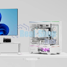 Кулер для процессора Thermalright Royal Pretor 130 Ultra White (4-pin PWM, 158mm, Ni/Cu, 7x6mm, 1x120mm ARGB +1x130mm, 69CFM/81.88CFM, 27dBA/28.3dBA, 2150RPM/1750RPM, S: 1200, 1700, 1851, 115X, 2011, 2066, AM4, AM5, white)