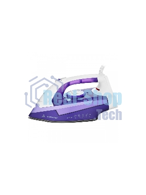 Утюг BRAYER BR4004 фиолетовый/белый, 2400 Вт, 25 г/мин, 140 г/мин, 280 мл
