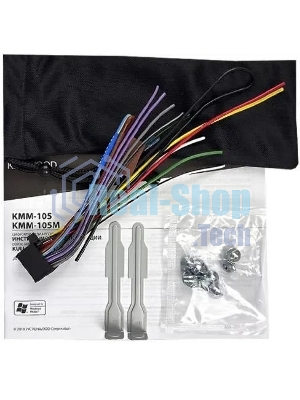Автомагнитола Kenwood KMM-105M, 1 DIN, USB Type-A, AUX, съёмная панель