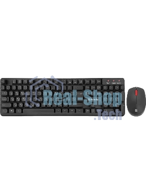 Комплект клавиатура+мышь Defender Milan C-992 беспроводной, USB, 1000 DPI, чёрный