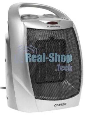 Тепловентилятор Centek CT-6020 серый, 750/1500 Вт, 15 м2, термостат