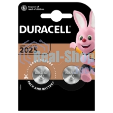 Элемент питания литиевый CR DL 2025 BP-2 (блист.2шт) Duracell Б0037272