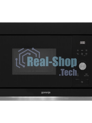 Встраиваемая микроволновая печь GORENJE BMX201AG1BG Электронное управление, черный, объем: 20 л