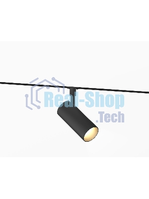 Трековый светильник GL2305 BK черный IP20 12W 3CCT 3000-6000K 48V 24° D45*100