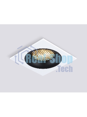 Светильник встраиваемый Ambrella light TN102727 WH/BK белый/черный GU5.3 92*92*23