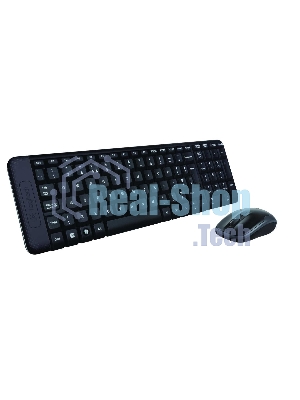 Комплект клавиатура+мышь Logitech MK220 беспроводной, USB, 1000 DPI, чёрный