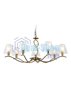 Люстра Ambrella light LH57093/7 BS/FR латунь/белый матовый E14/7 max 40W D840*790