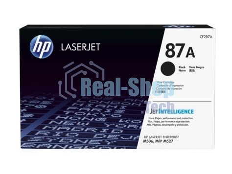 Тонер Картридж HP 87A CF287A черный для HP LJ Ent M506/M527 (9000 стр.)
