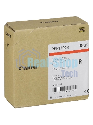 Картридж струйный Canon PFI-1300 красный