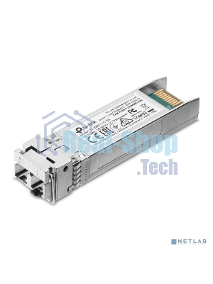 Трансивер TP-Link 10G SFP+ Module, LC connector, 50/125um or 62.5/125um Multi-mode, 850nm wavelength, distance up to 300m.
