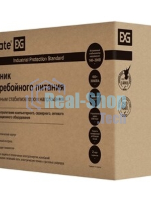 Источник бесперебойного питания ExeGate SpecialPro UNB-1200.LED.AVR.EURO.RJ 1200VA/750W, LED, AVR, 4 евророзетки, RJ45/11, черный