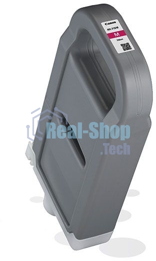 Картридж струйный Canon PFI-710 M 2356C001 пурпурный (700 мл) для Canon TX-2000/TX-3000/TX-4000