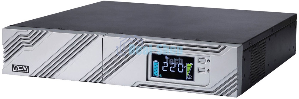 Источник бесперебойного питания Powercom Smart King RT SRT-3000A LCD 2700Вт 3000ВА черный