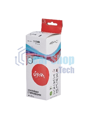 Контейнер с чернилами Sakura C13T06C14A (112 BK) для Epson, черный, 140 мл.